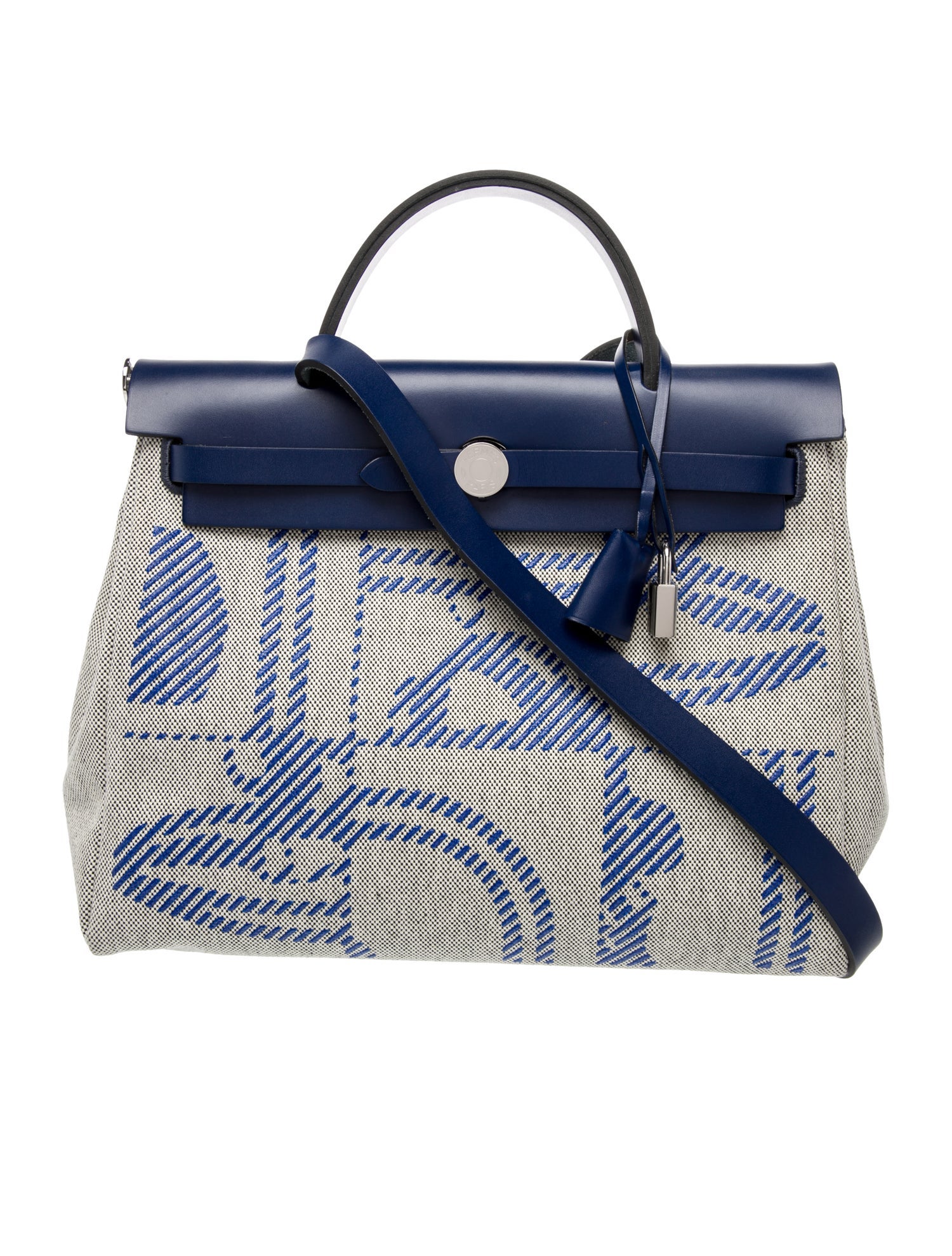 Hermès Toile Brides de Gala Herbag Zip 31