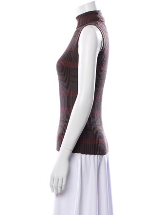 Hermès Wool Plaid Print Sweater