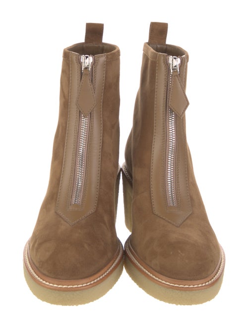 Hermès Jingle 55 Suede Lace-Up Boots