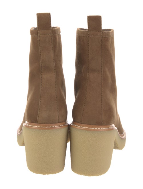 Hermès Jingle 55 Suede Lace-Up Boots