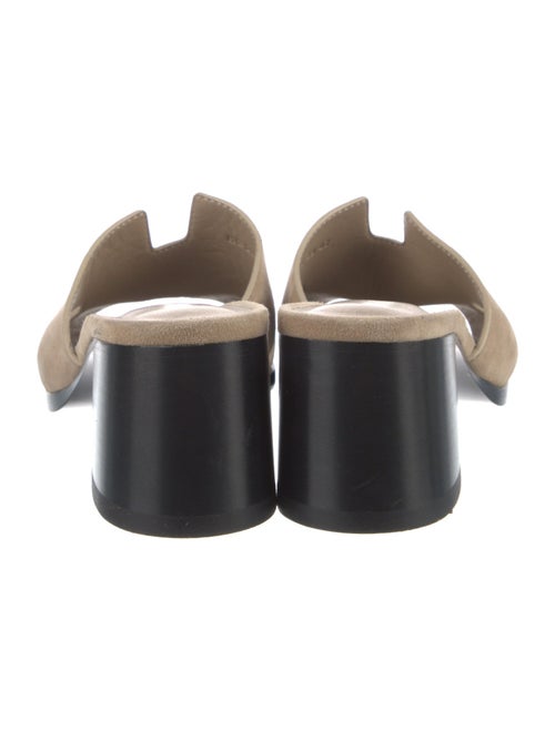 Hermès Helia 60 Suede Slides