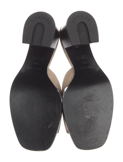 Hermès Helia 60 Suede Slides