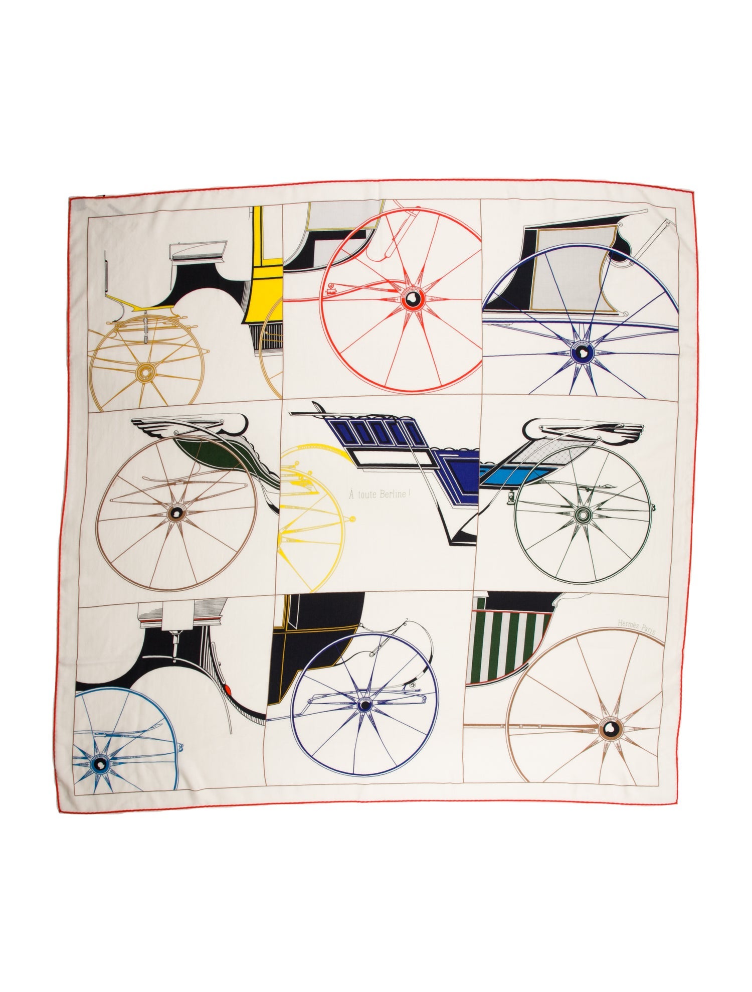 Hermès A Toute Berline ! Cashmere Shawl