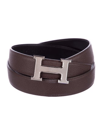 Hermès Reversible 32 mm H Guilloché Belt