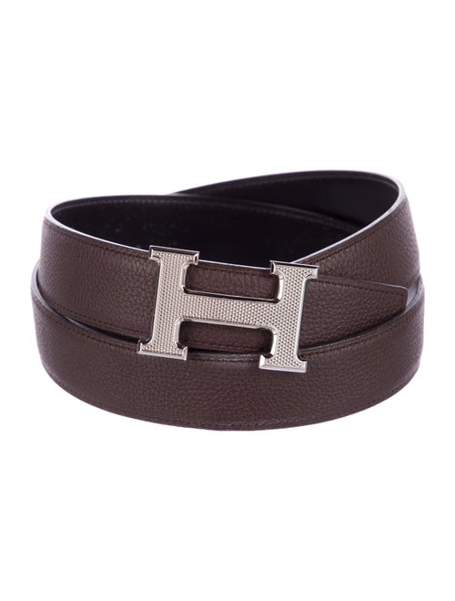 Hermès Reversible 32 mm H Guilloché Belt