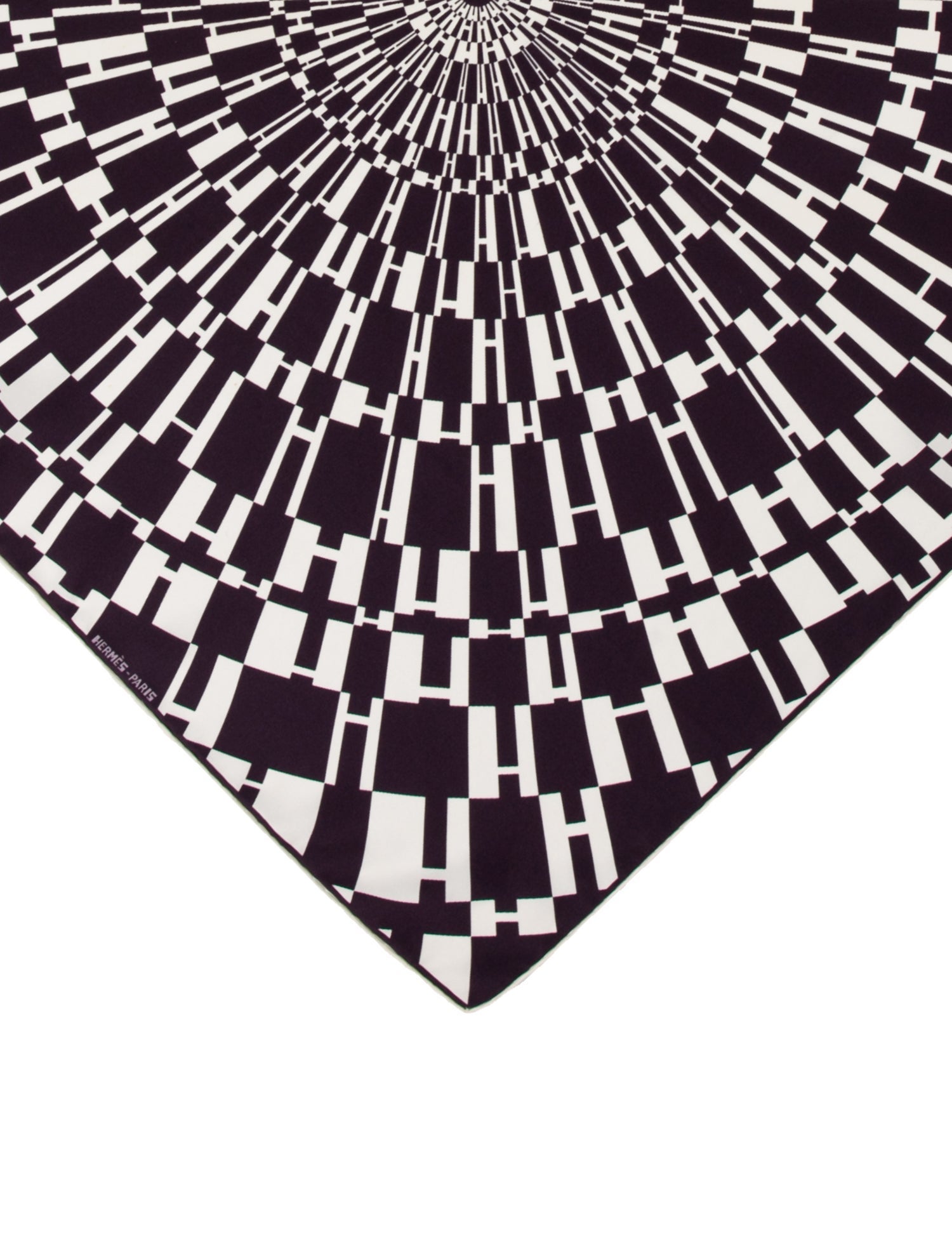 Hermès Op'H Silk Scarf