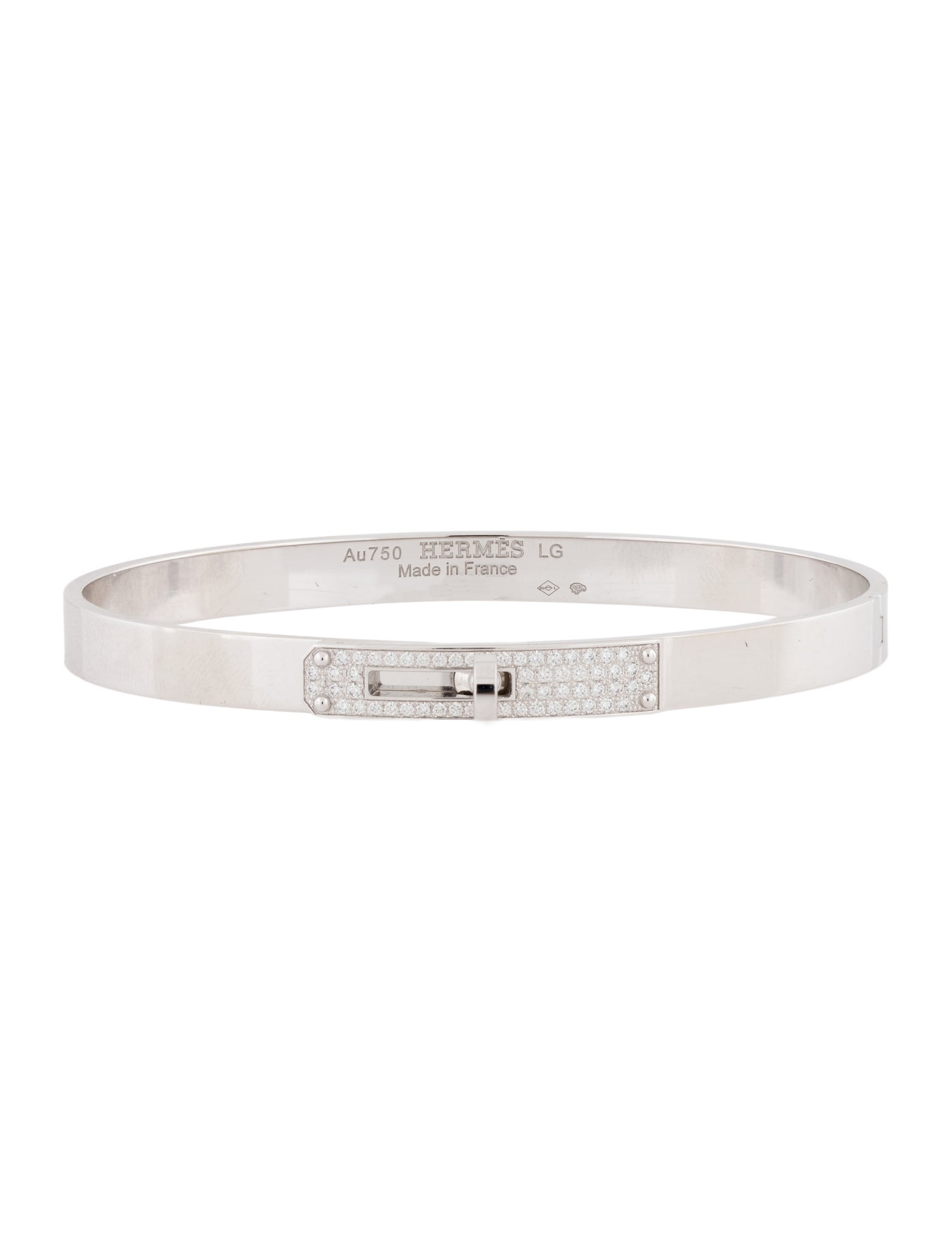 Hermès 18K Diamond Kelly Small Model Bracelet