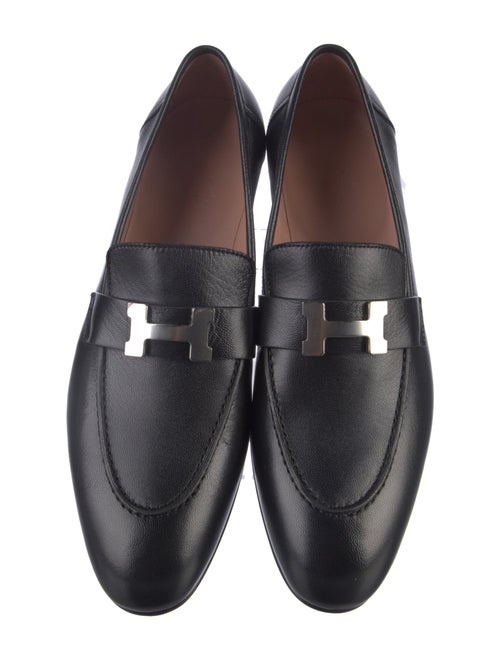 Hermès Paris H Logo Loafers