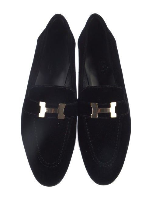 Hermès Paris H Logo Loafers