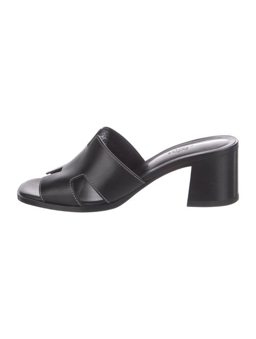 Hermès Helia 60 Leather Slides