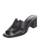 Hermès Helia 60 Leather Slides