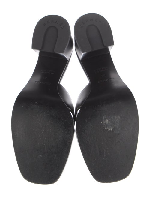 Hermès Helia 60 Leather Slides