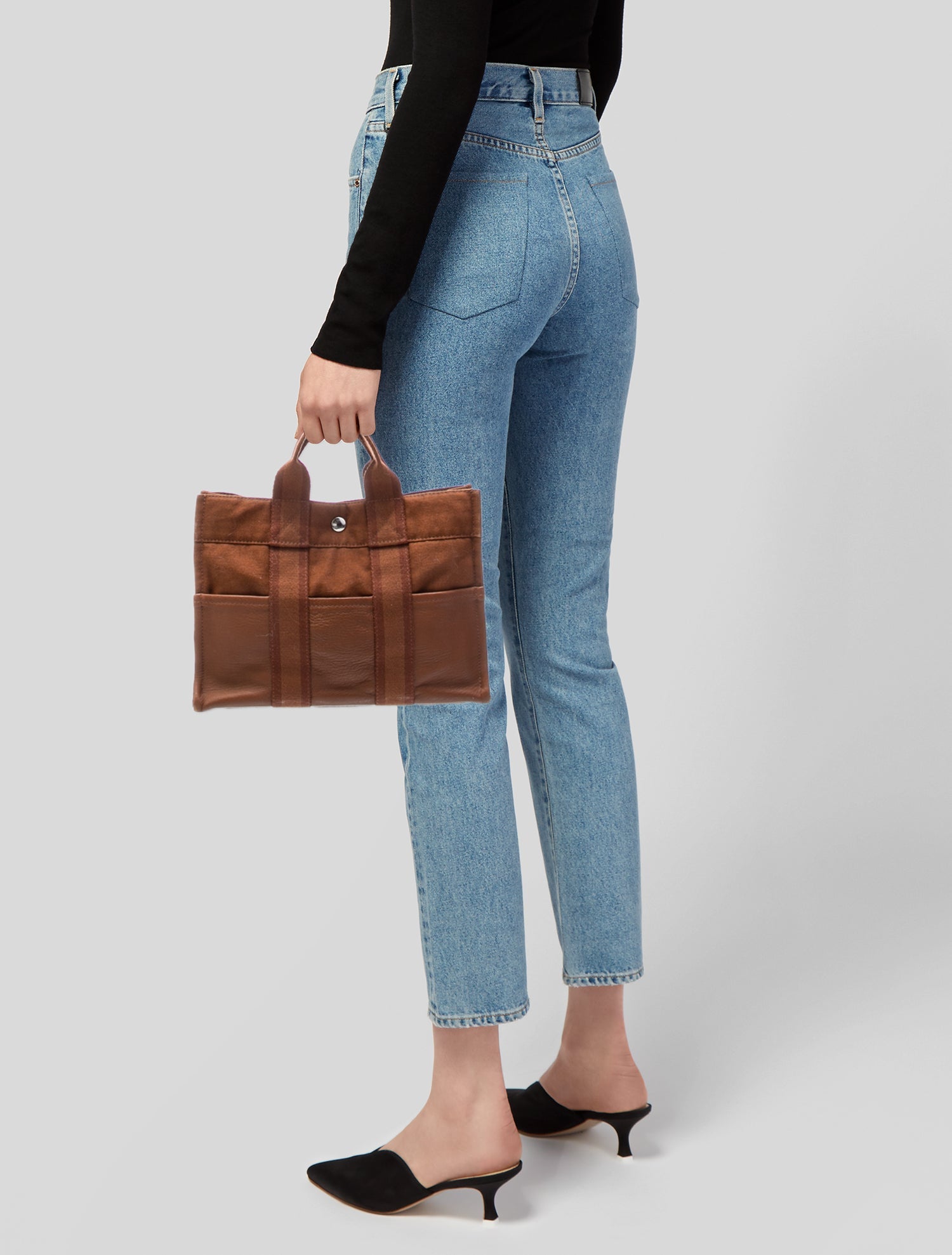 Hermès Toile & Buffalo Fourre-Tout PM