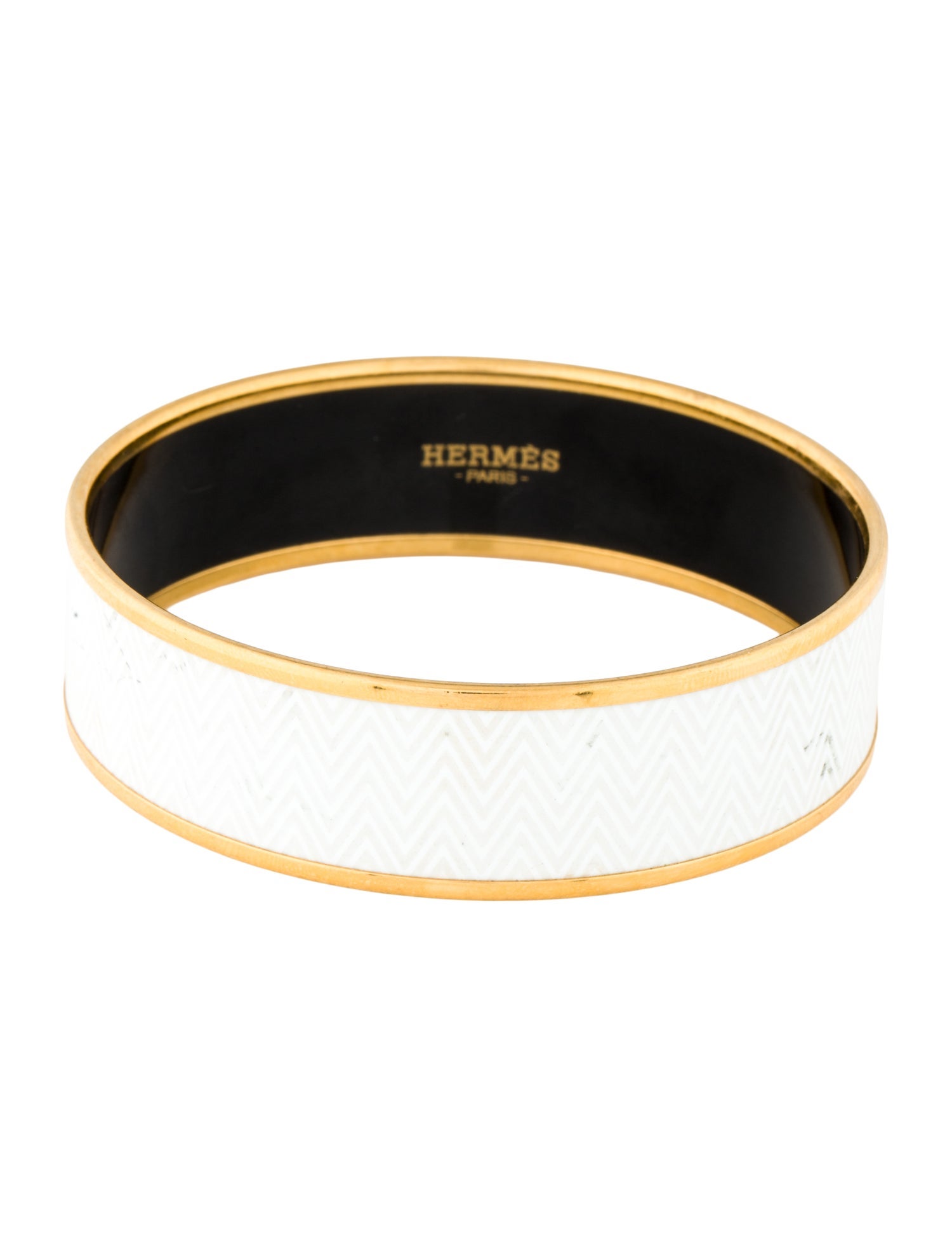 Hermès Wide Enamel Bangle