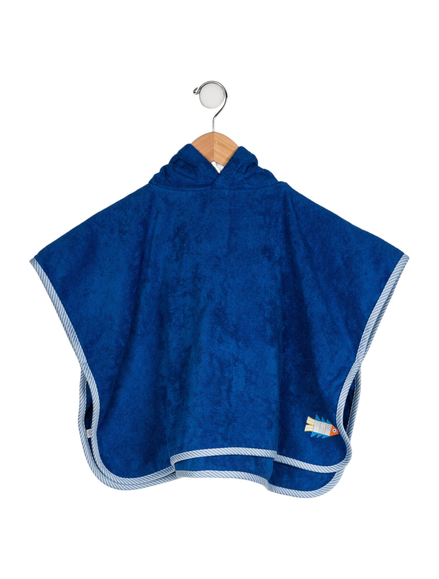 Hermès Kids Embroidered Poncho