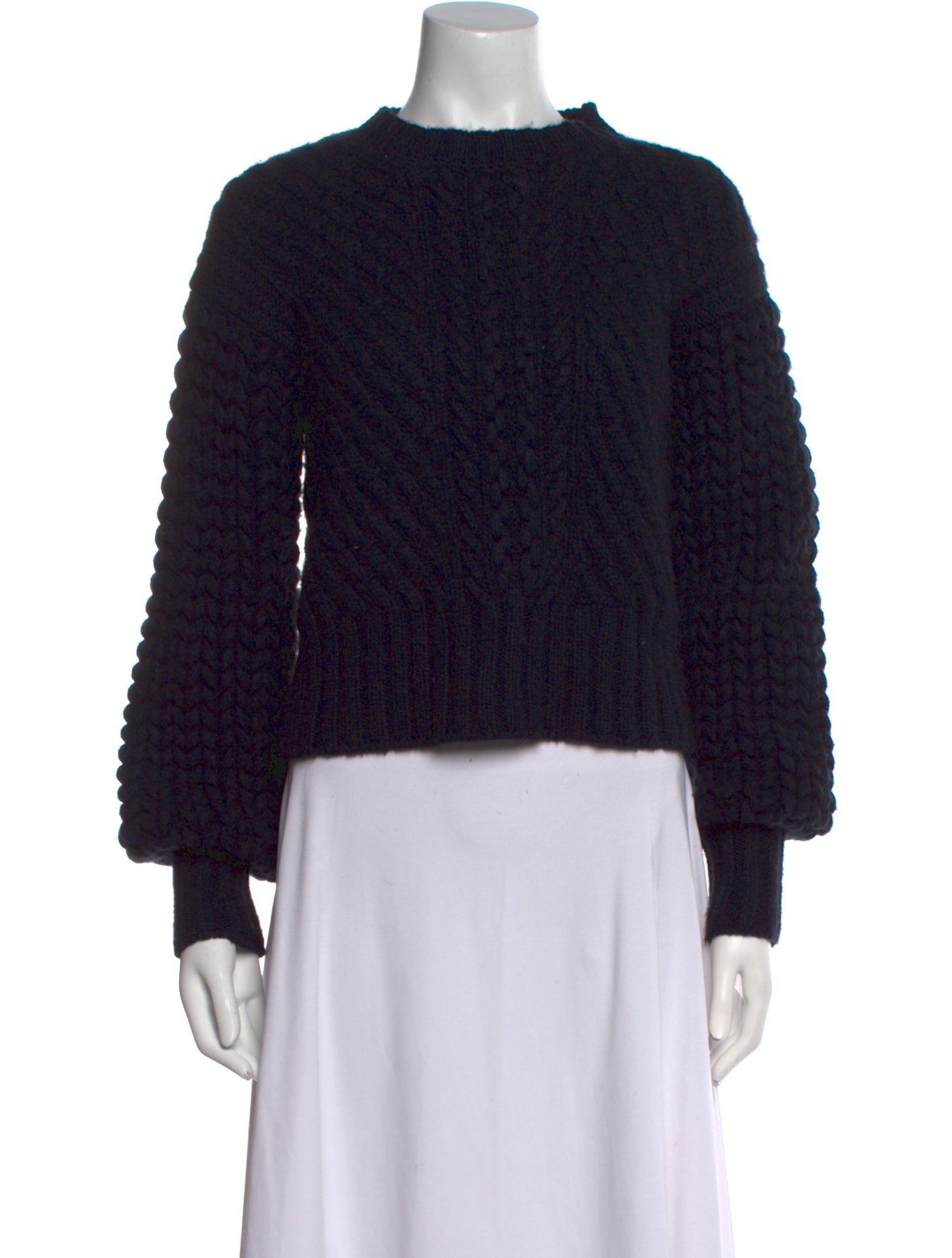 Hermès Cashmere Mock Neck Sweater