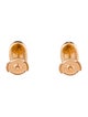Hermès 18K Diamond Chaine d'Ancre Contour Stud Earrings