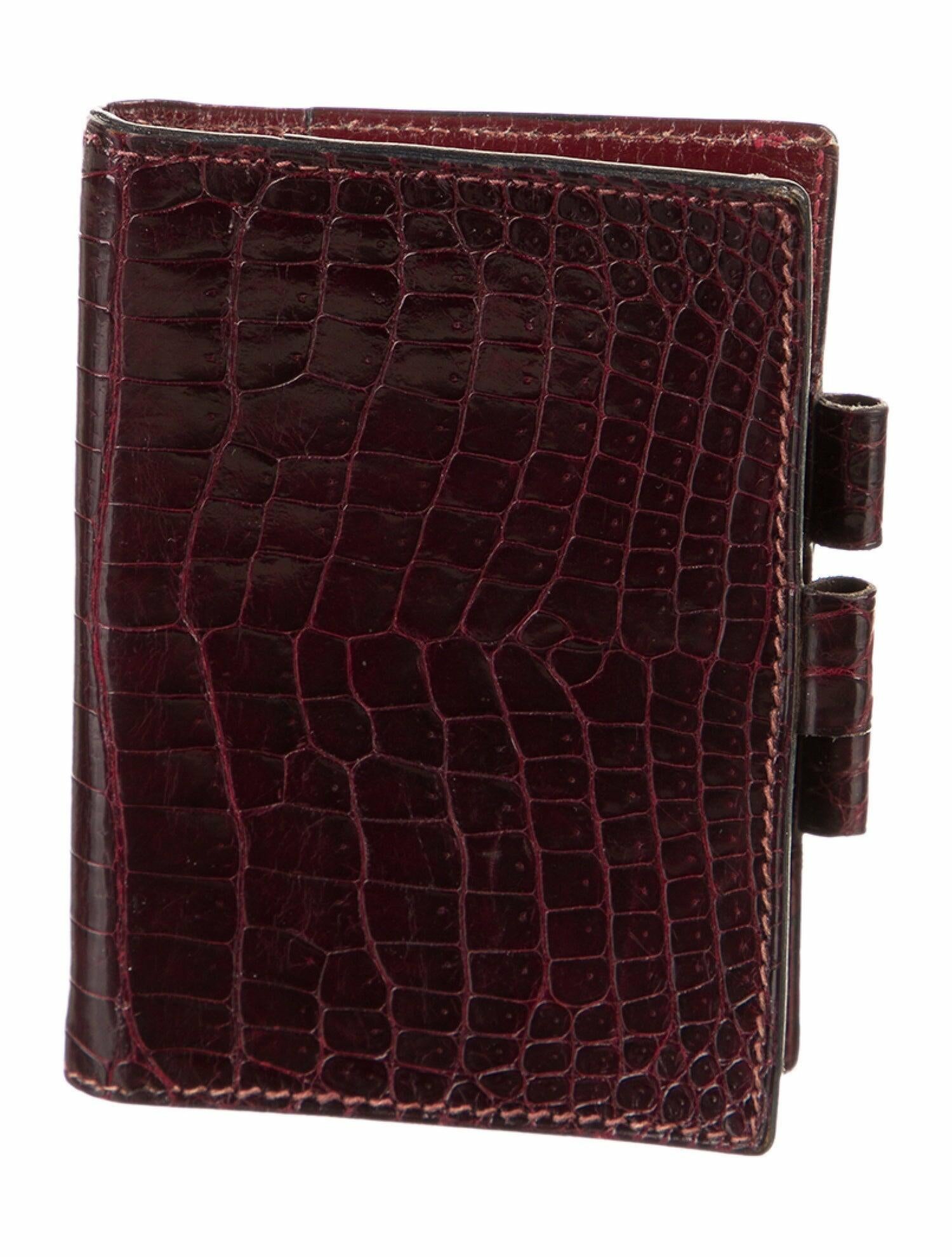Hermès Alligator Mini Agenda Cover