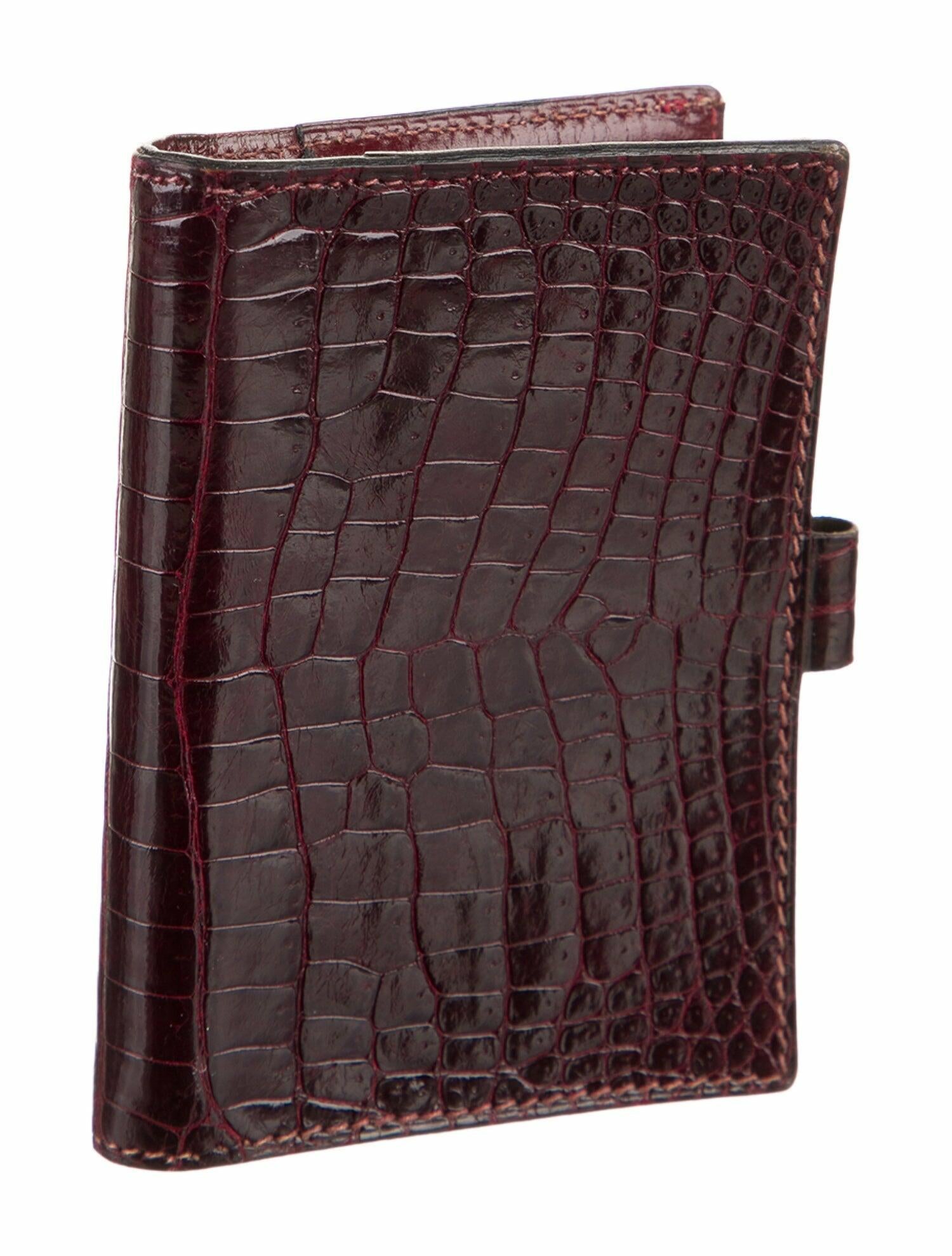 Hermès Alligator Mini Agenda Cover