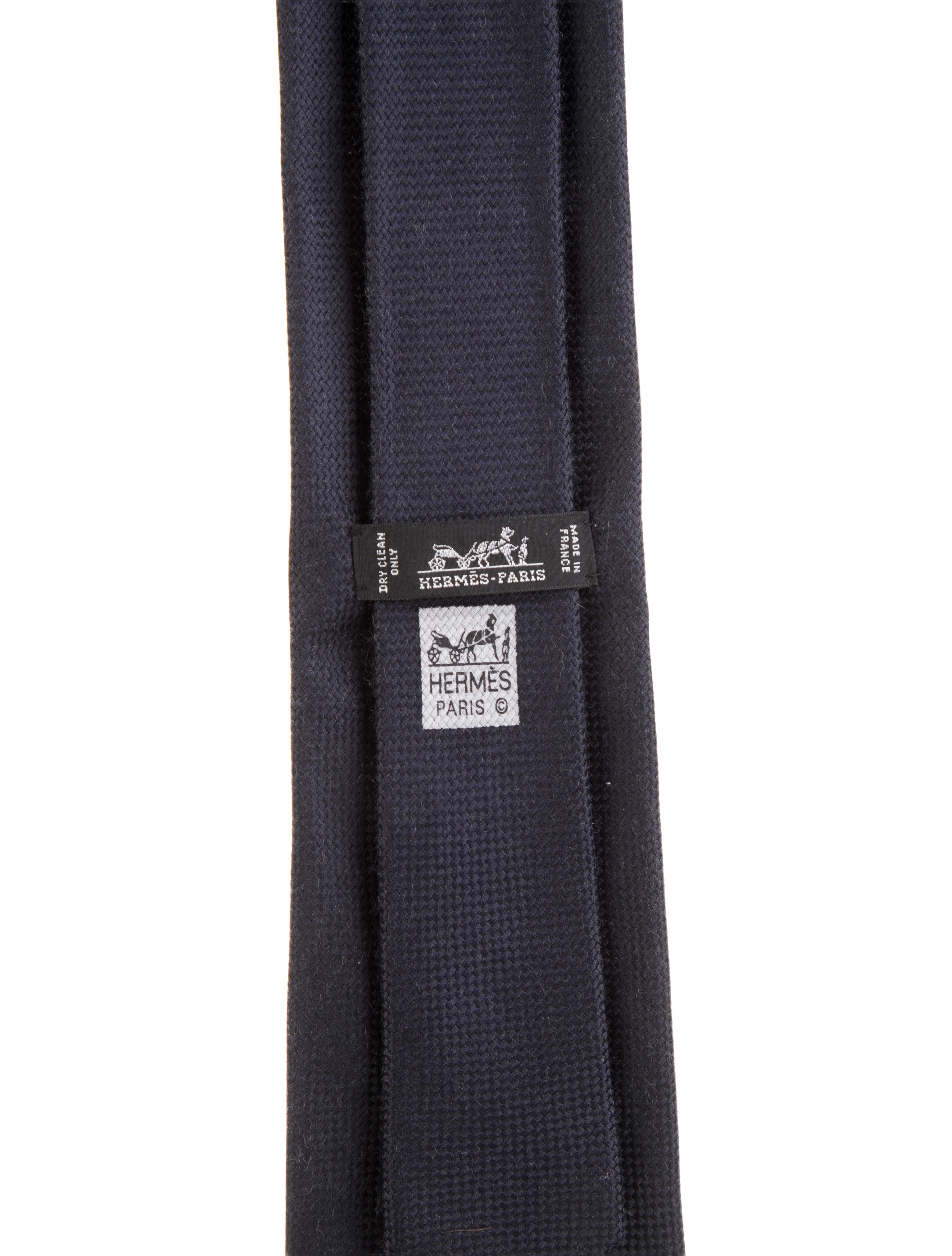 Hermès Solid Silk Tie