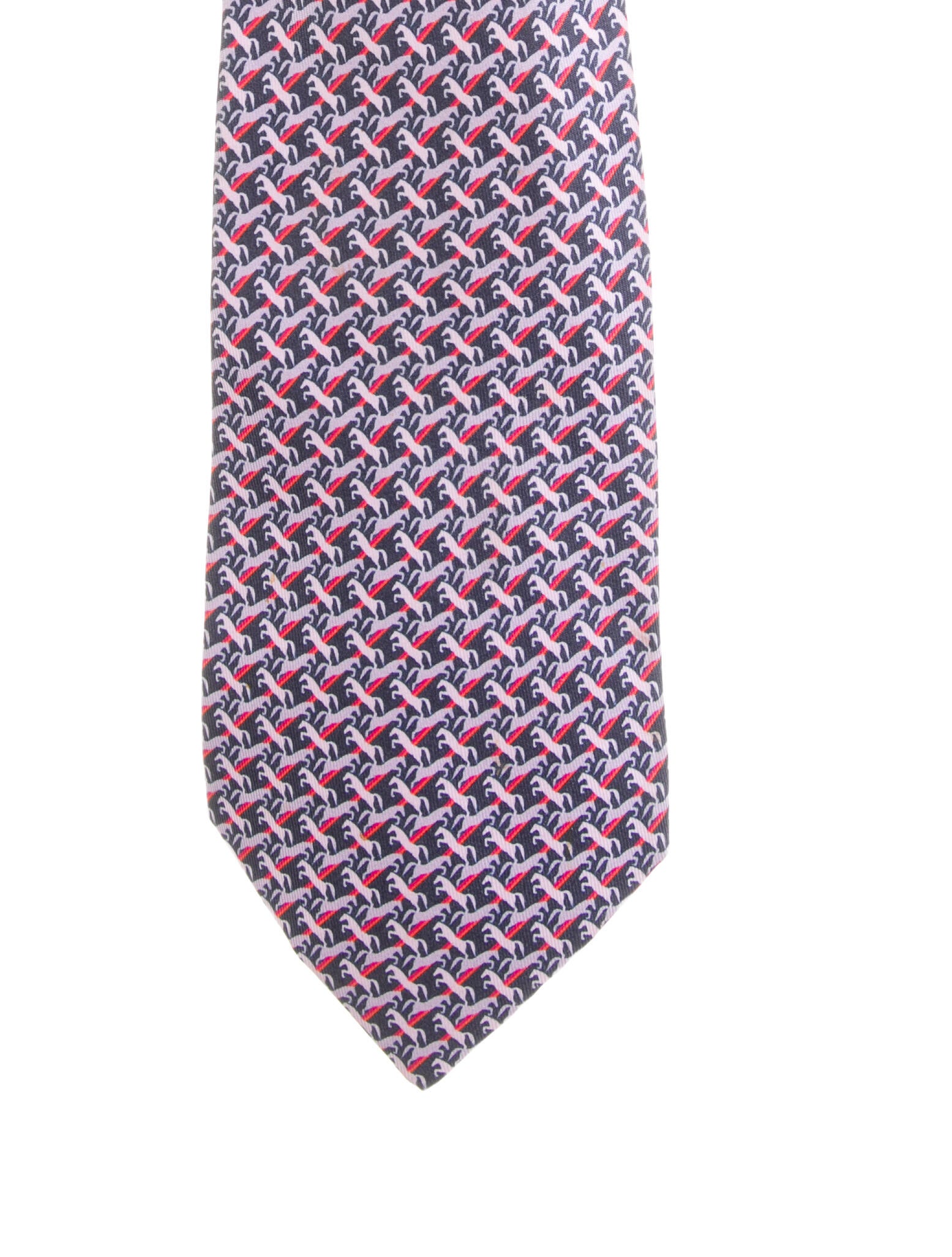 Hermès Silk Patterned Tie