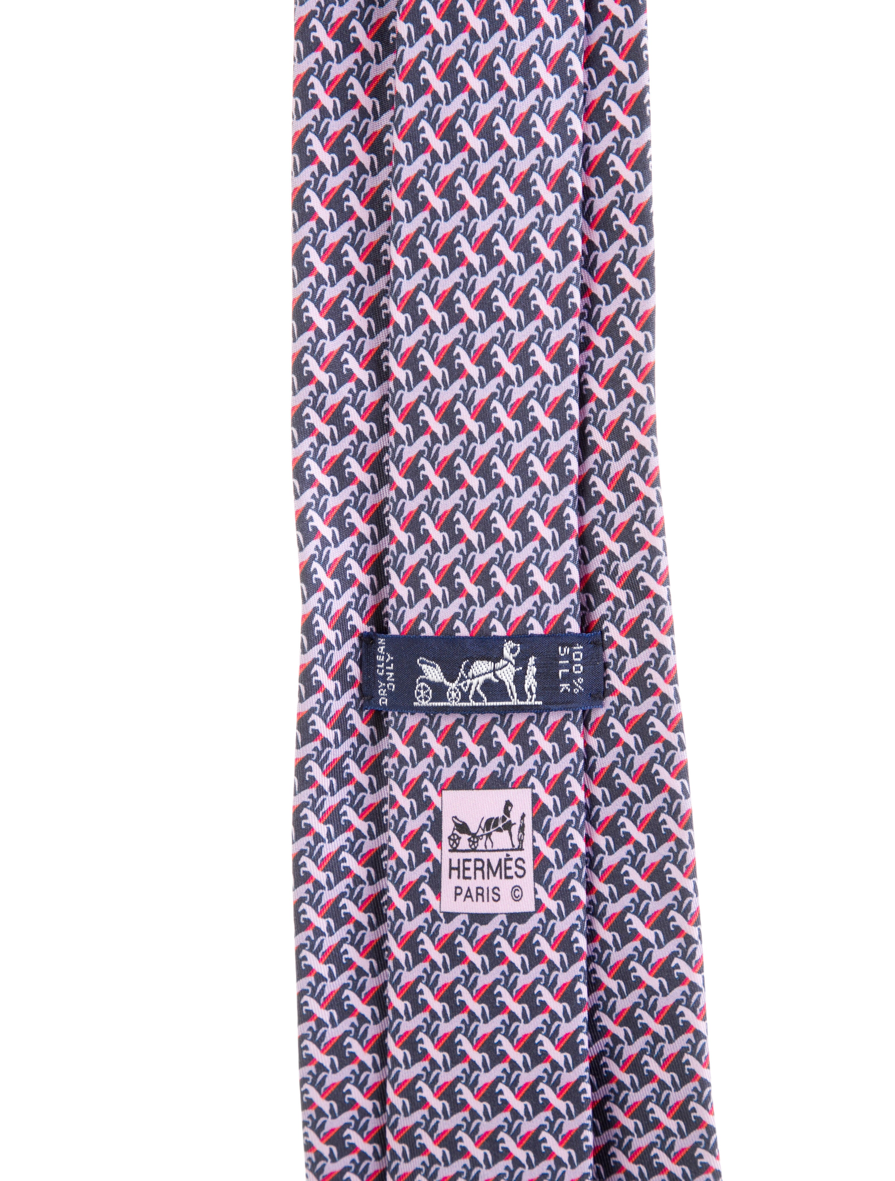 Hermès Silk Patterned Tie