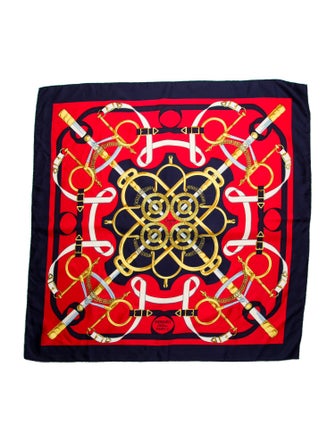 Hermès Eperon D'Or Silk Scarf