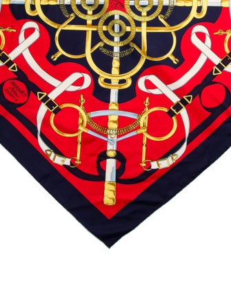 Hermès Eperon D'Or Silk Scarf