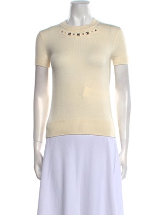 Hermès Virgin Wool Crew Neck Top