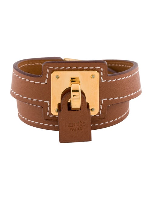 Hermès O'Kelly Double Tour Leather Wrap Bracelet