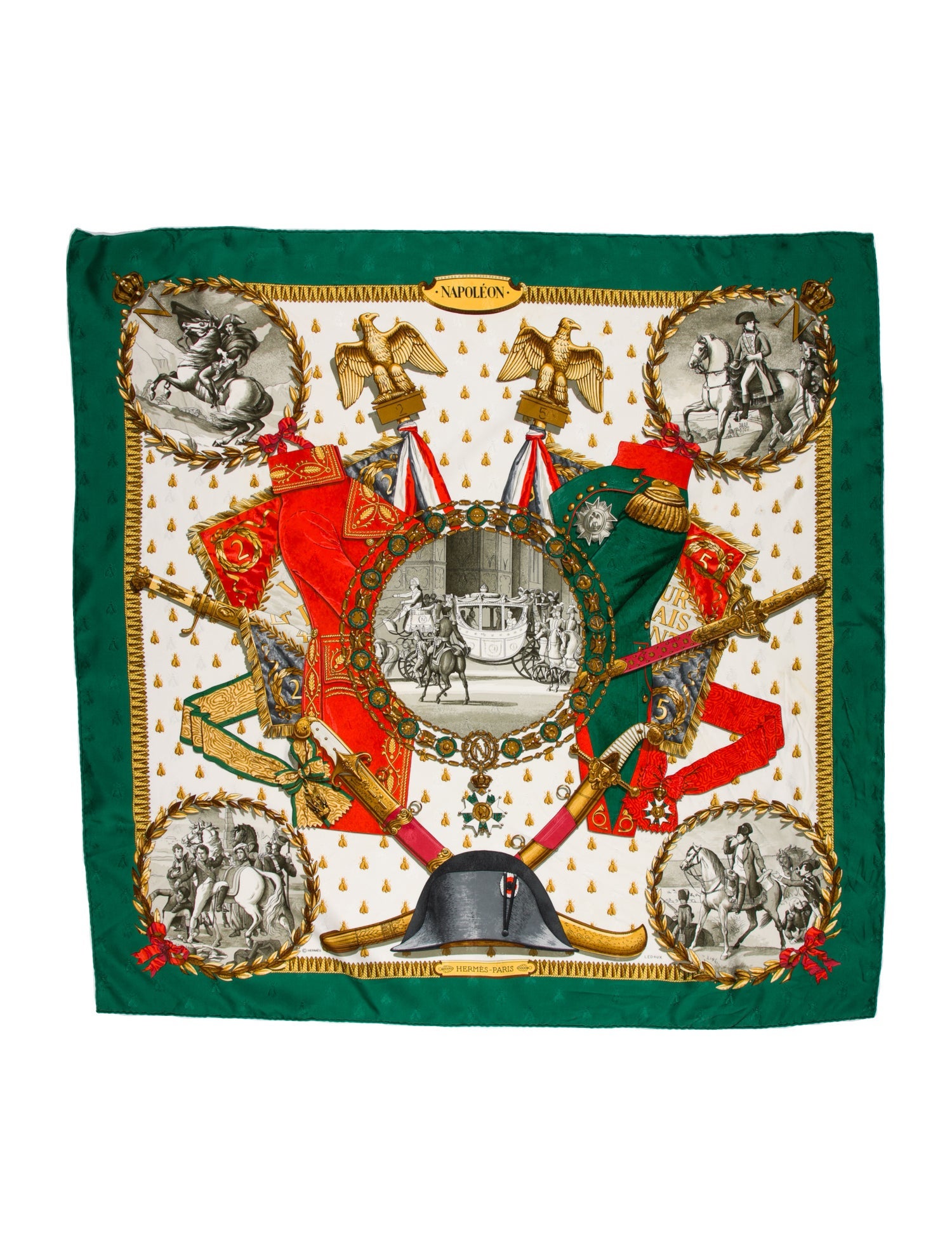 Hermès Napoléon Jacquard Silk Scarf