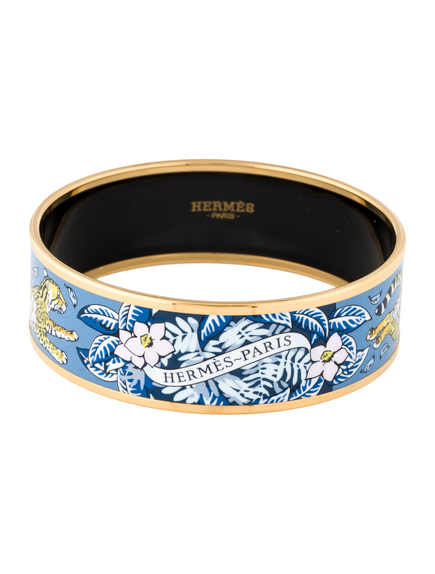 Hermès Wide Enamel Bangle