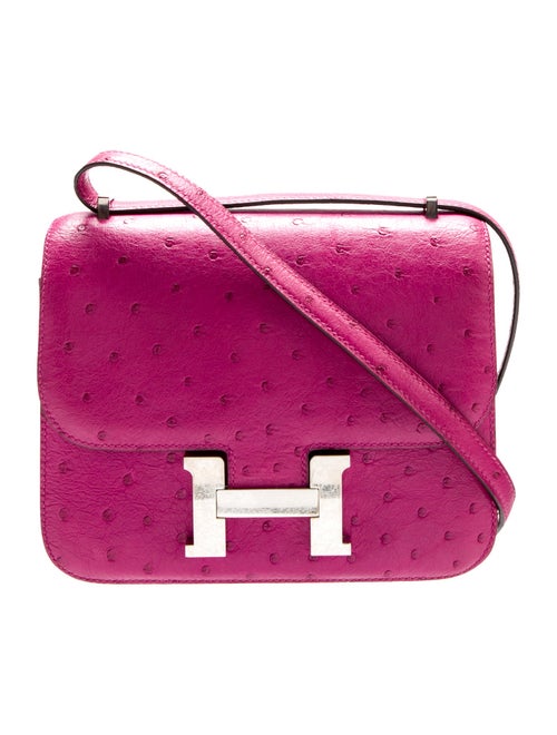 Hermès Ostrich Mini Constance 18