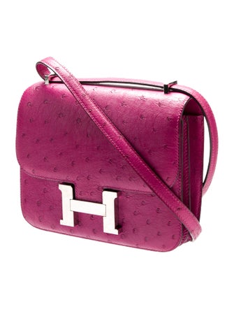 Hermès Ostrich Mini Constance 18