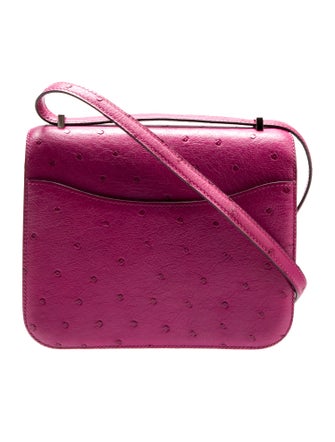 Hermès Ostrich Mini Constance 18