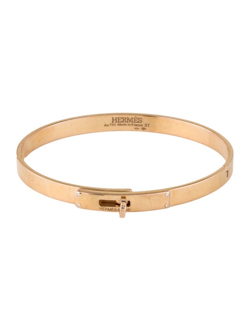 Hermès 18K Diamond Kelly Bracelet, Small Model