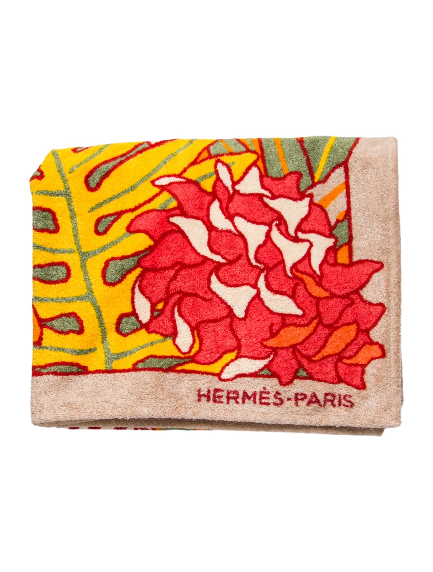 Hermès Au Coeur de l'Ete Beach Towel