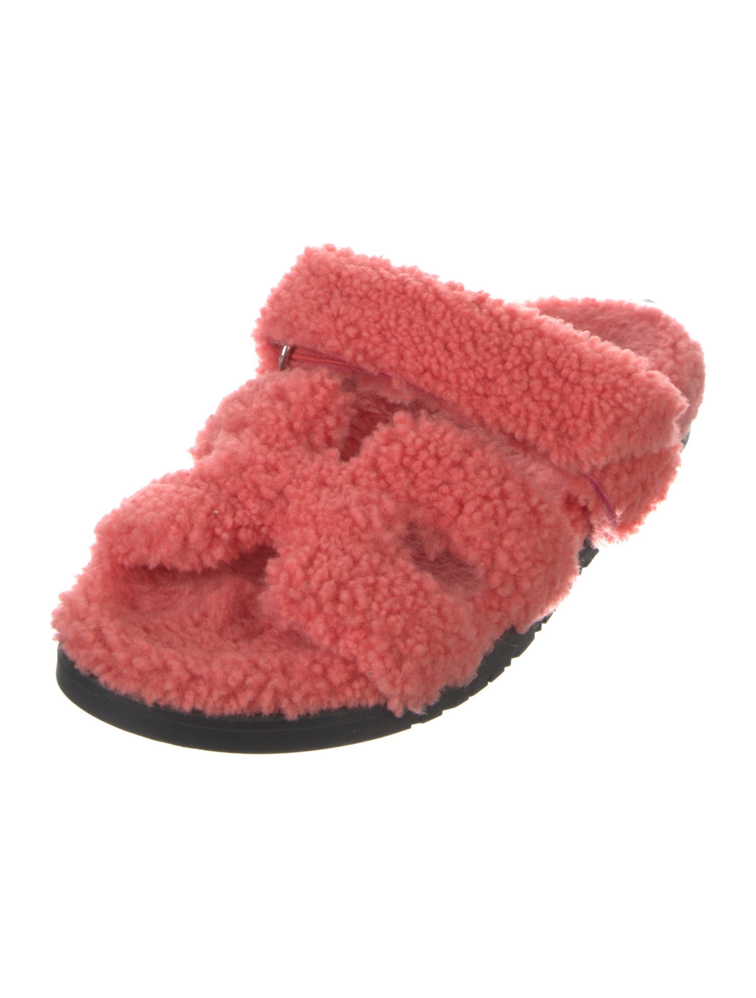 Hermès Chypre Shearling Slides
