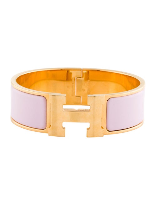 Hermès Enamel Clic Clac H Bangle Bracelet