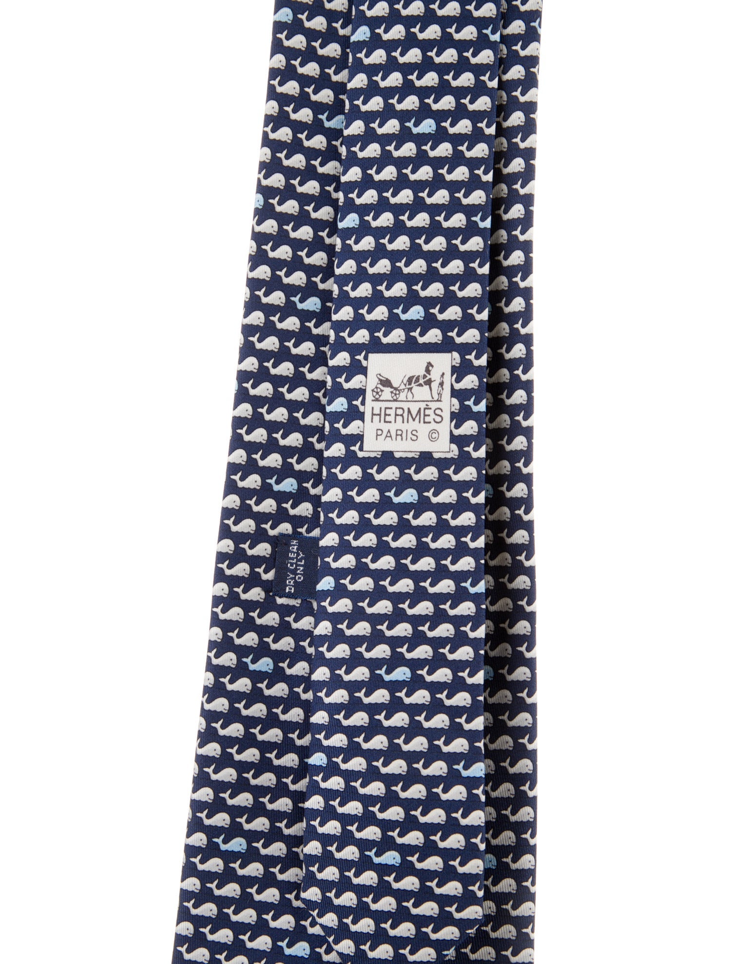 Hermès Silk Printed Tie