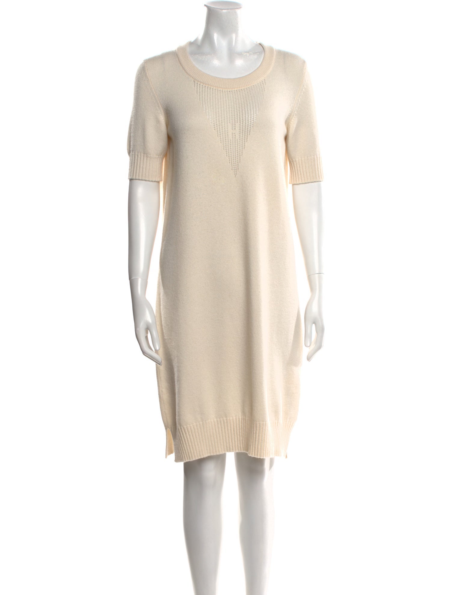 Hermès Cashmere Knee-Length Dress