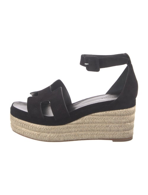 Hermès Elda Suede Espadrilles