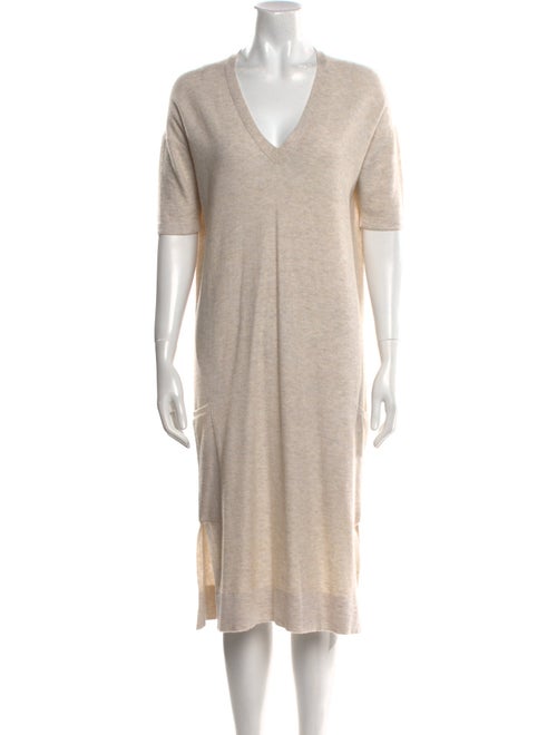 Hermès Cashmere Midi Length Dress