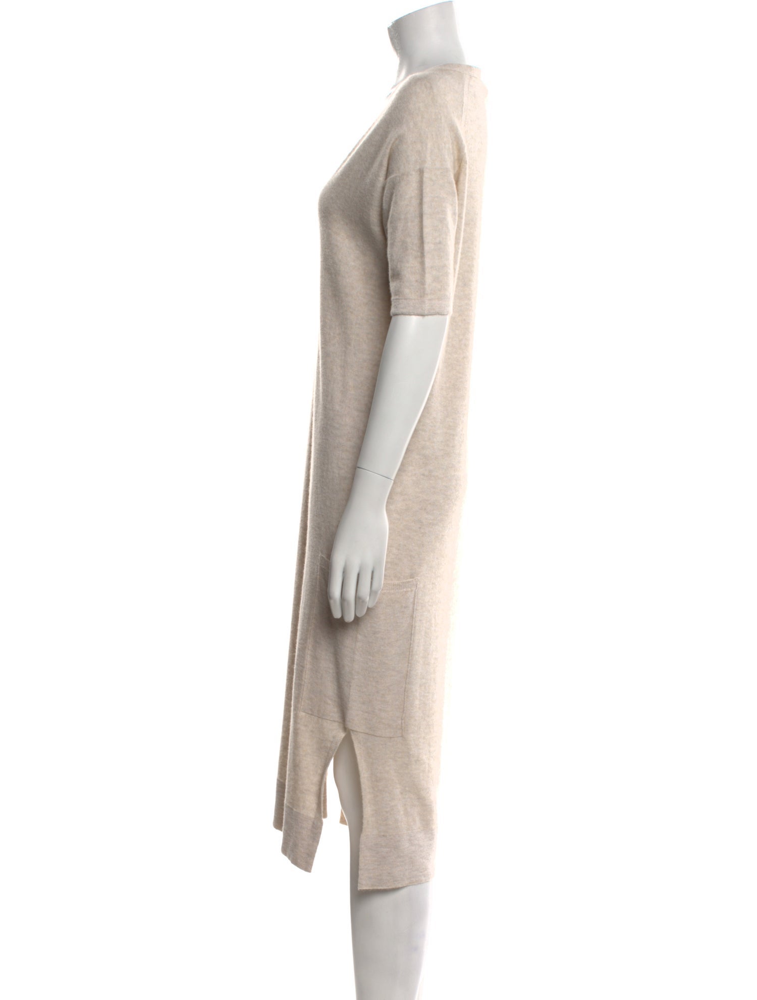 Hermès Cashmere Midi Length Dress