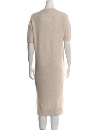 Hermès Cashmere Midi Length Dress