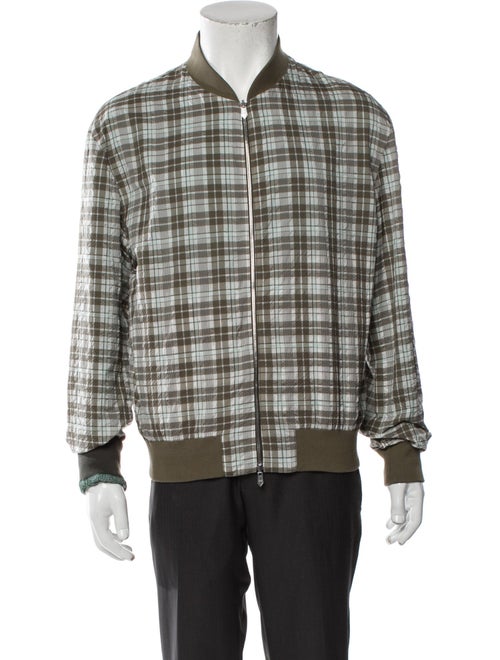 Hermès Plaid Print Trucker Jacket