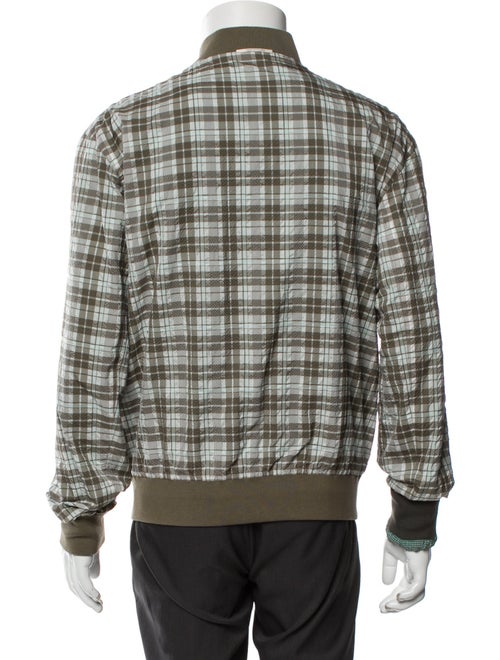 Hermès Plaid Print Trucker Jacket