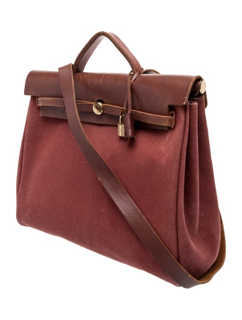 Hermès Toile Officier Herbag 39