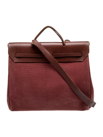 Hermès Toile Officier Herbag 39