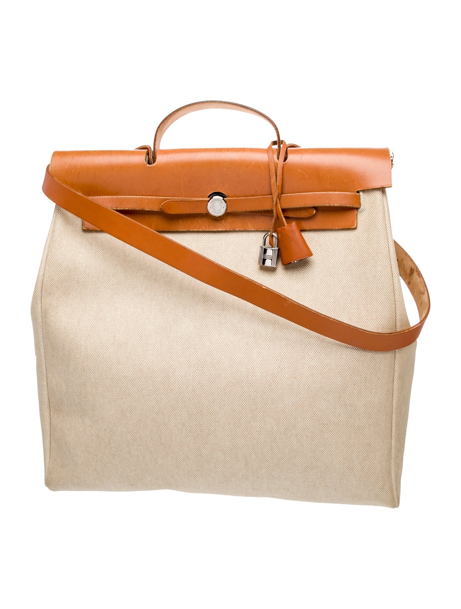 Hermès Toile & Vache Hunter Herbag 39